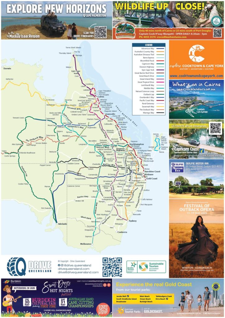 Drive Map - Drive Queensland